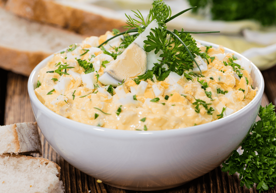 Zelfgemaakte Eiersalade