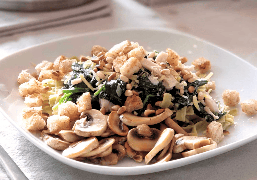 Tagliatelle met Spinazie