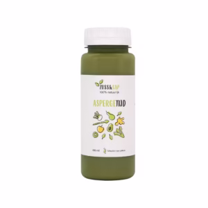 Flesje Aspergetijd van Zuss & Sap, een groentesap met asperges en avocado