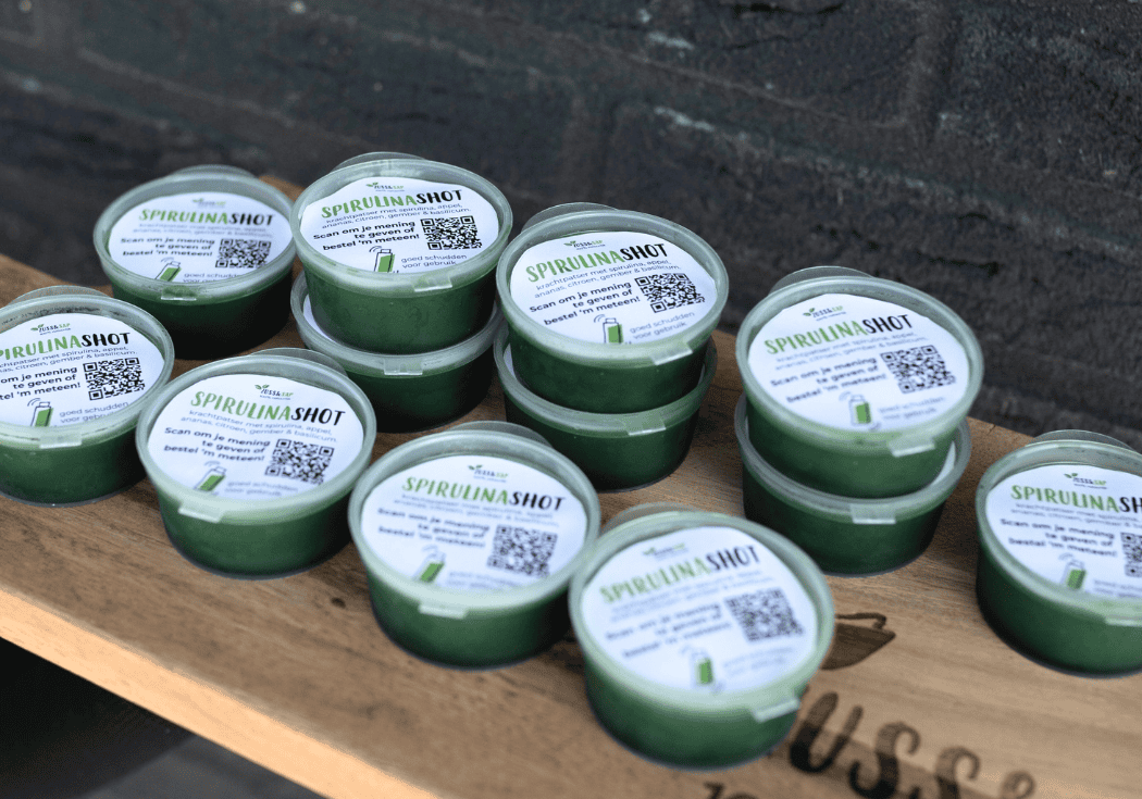 Spirulinashot Zuss & Sap – klein shotje, grote impact