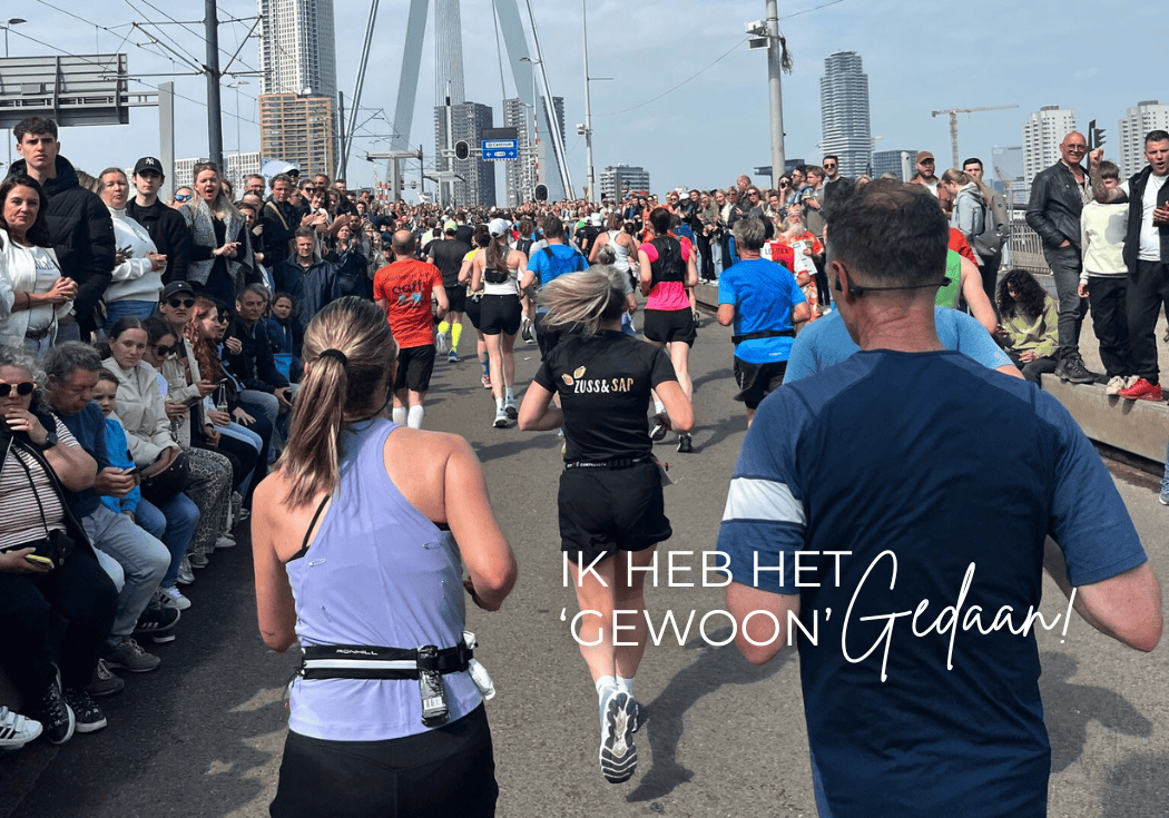 Marathonverhaal, hardlooptips en spirulinashot, ik heb het gewoon gedaan