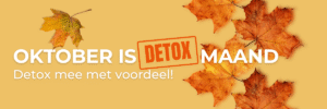 Oktober = detoxmaand bij Zuss & Sap. Pak je voordeel