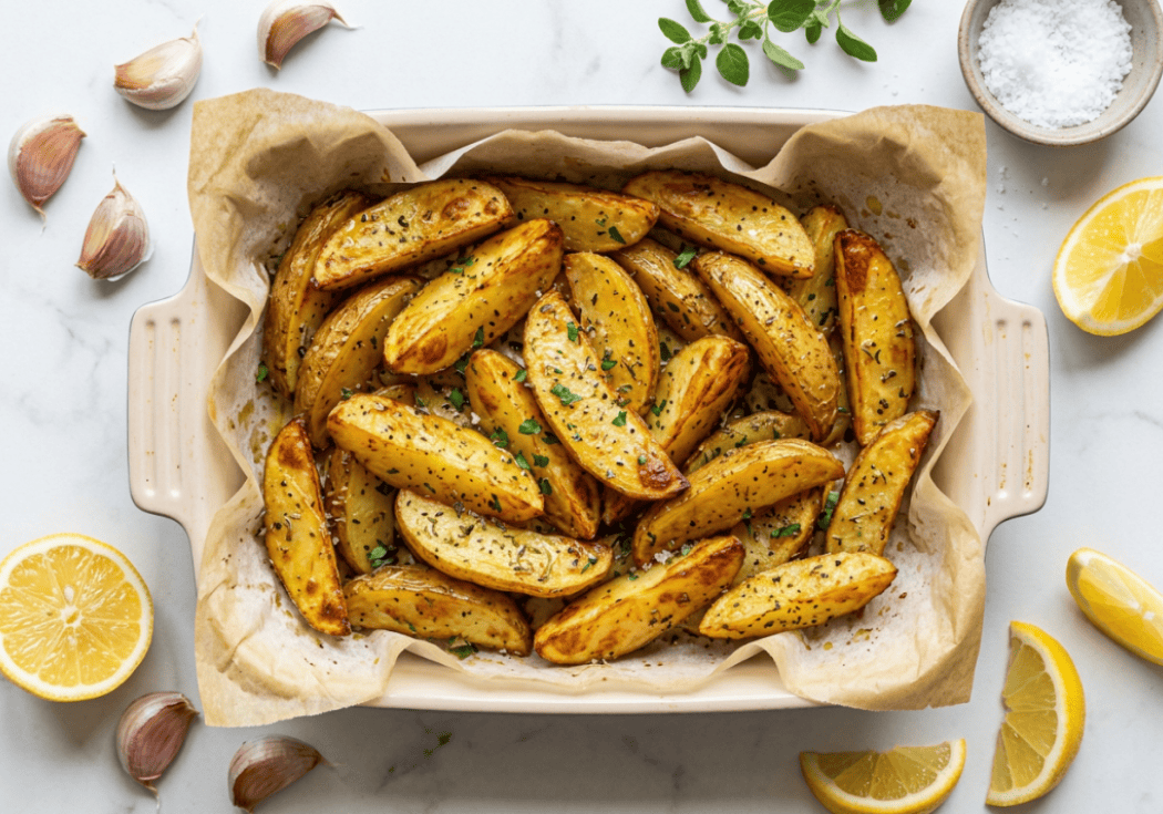Citroenaardappels uit de oven